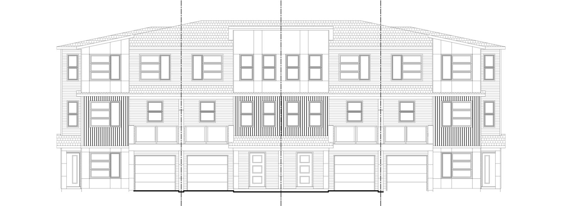 Belvedere Rise Calgary, Back to Back Townhome Units